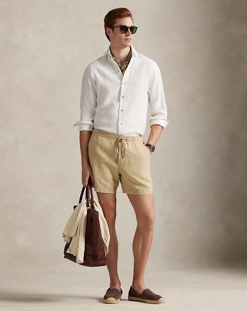 Polo Ralph Lauren 6-Inch Polo Prepster Linen Short Size M