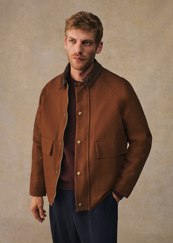Octobre Edition Tarlon Jacket , Brown (Size: X-Small)