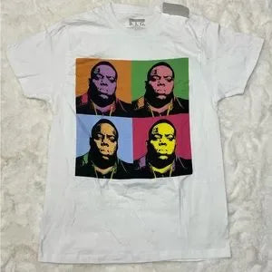 Biggie Warhol- White Tee NWT