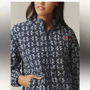 Anthropologie Tretorn Front-Zip Convertible Vest Jacket NWT size Large