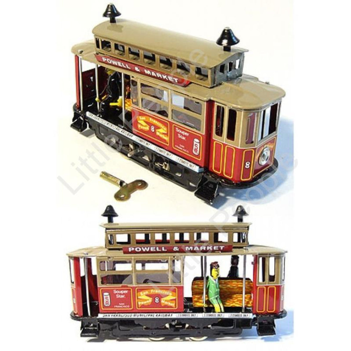 Tin Wind Up famous San Francisco Powell & Market cable car