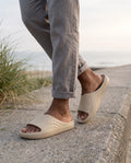 Stand+ Unisex Recovery Slide for Athletes AG3 - Sand - Size: Men 7/Women 9