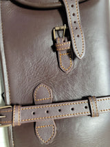 Pre-Loved Vintage Rifle Scabbard in Dark Brown Oil-Tanned Leather | Extra Long