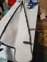 Pre-Loved Vintage Rifle Scabbard in Dark Brown Oil-Tanned Leather | Extra Long