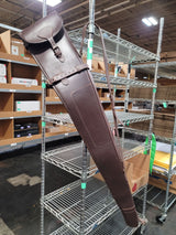 Pre-Loved Vintage Rifle Scabbard in Dark Brown Oil-Tanned Leather | Extra Long