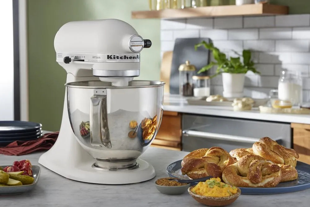 Artisan® Series 5 Quart Tilt-Head Stand Mixer, Porcelain White