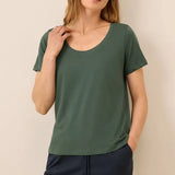 pact Organic Softspun Scoop Neck Tee Size 2X