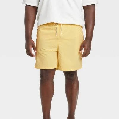 GOODFELLOW & CO | Men's 7" Swim Short | Yellow | 2XL