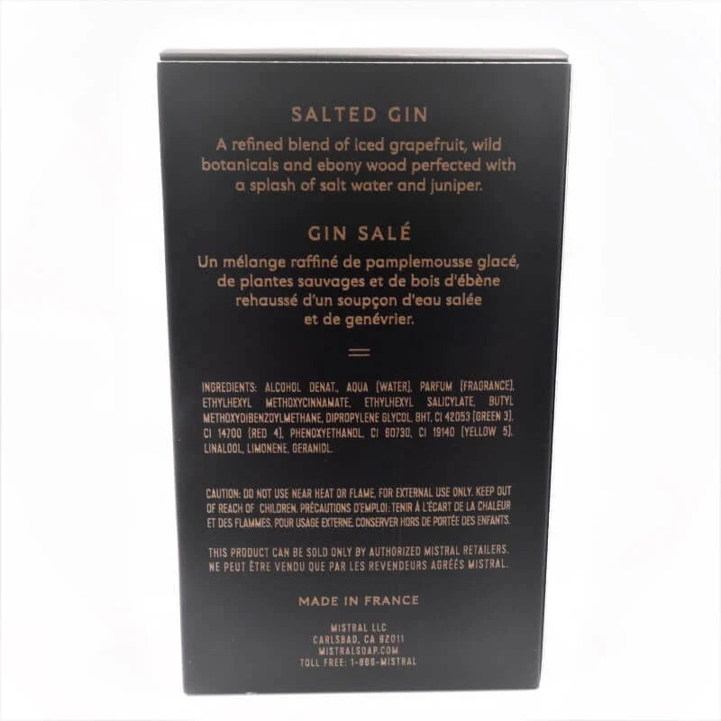 Mistral Men's Salted Gin Eau de Parfum 3.3 Fl. OZ