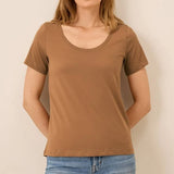 pact Organic Softspun Scoop Neck Tee Size 2X