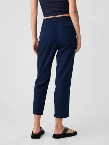 Gap Mid Rise Easy Twill Pants - True Indigo - Small