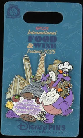 Disney Pin - 2025 Epcot Food and Wine Festival Chef Figment
