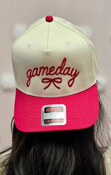 Otto - Embroidered Bow Game Day Hat - Classic Fit - Mid Profile
