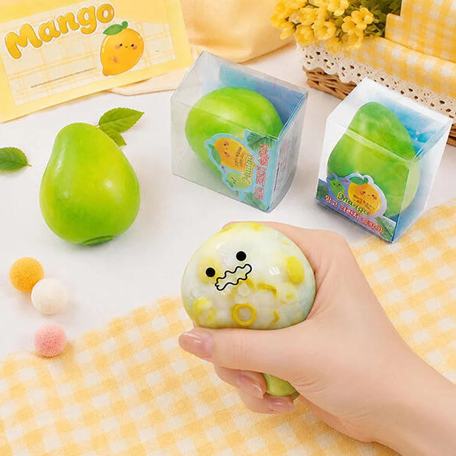 Crunchy Mango Squishy ASMR Toy