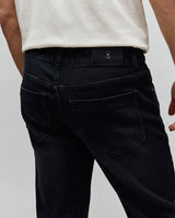 Psycho Bunny Men's Ace Knit Straight Leg Denim Pant (Size: 38)