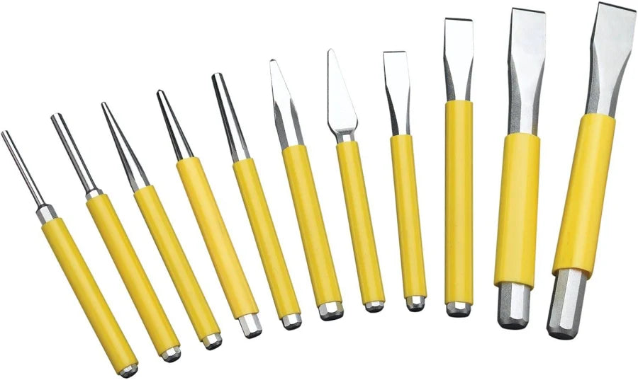 Performance Tool 12-Pc Chisel & Punch Set W751