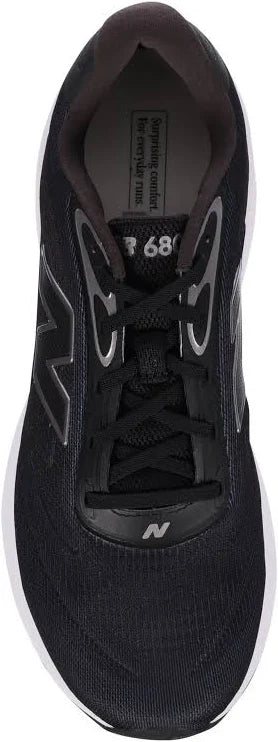 NEW BALANCE Men's Fresh Foam 680 v9 - Black w/Faded Black - 10W (2E)