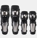 Stainless steel motorcycle elbow and knee pads
