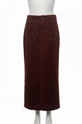 Colette Corduroy Maxi Skirt by Maeve - Camel - Size Small