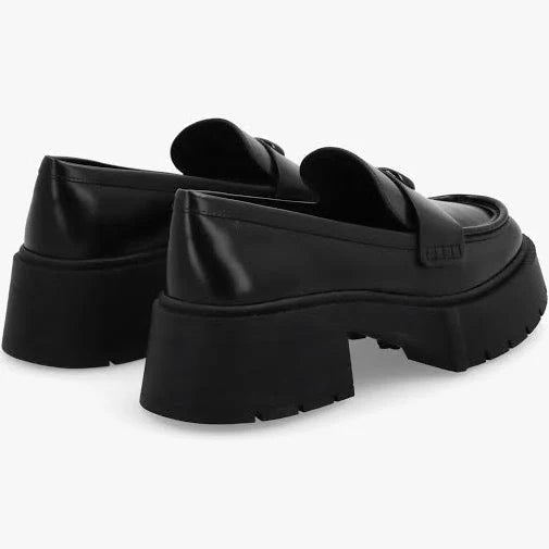 COACH - Women's Leah Platform Loafers - Black - US 7.5