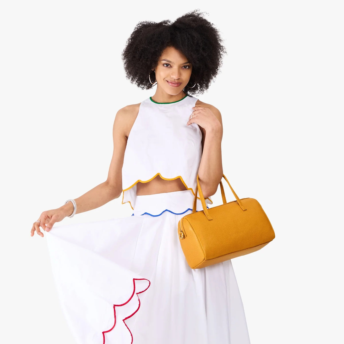 Portland Leather - Oversized Sloan Doctor Bag , Sunshine