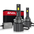 SNGL HB3 9005 LED Headlight Bulbs High and Low Beam 150W 6000K White 34000LM
