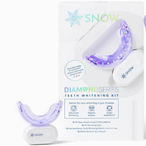 Diamond Series® Wireless Teeth Whitening Kit with Hydroxyapatite & Self-Sanitizing Charging Case