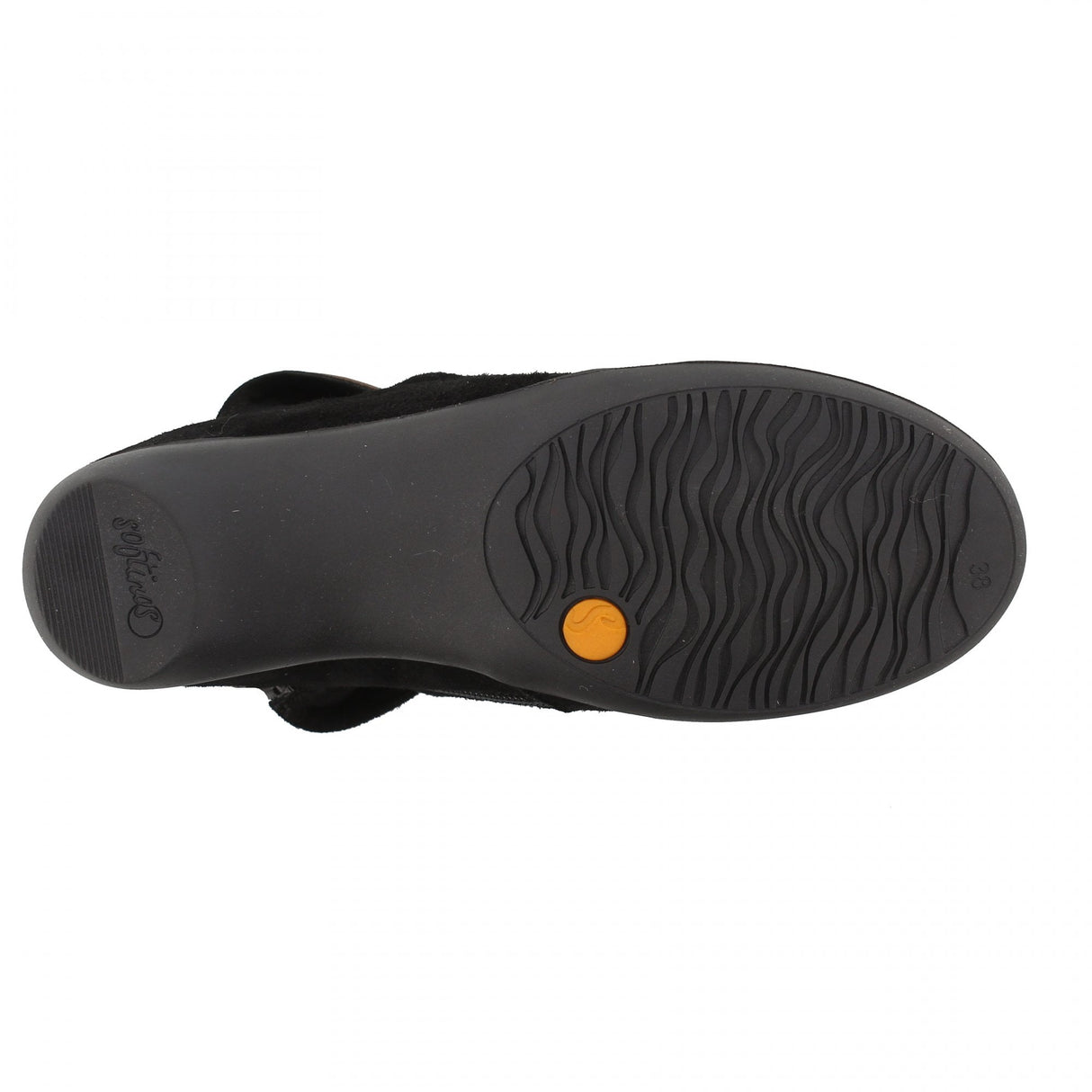 SOFTINOS Women's Zip Up Farah Ankle Boot | Black/Smoke | Size 10