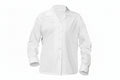 Simply the Best - Girls' Long Sleeve Blouse, White - YM