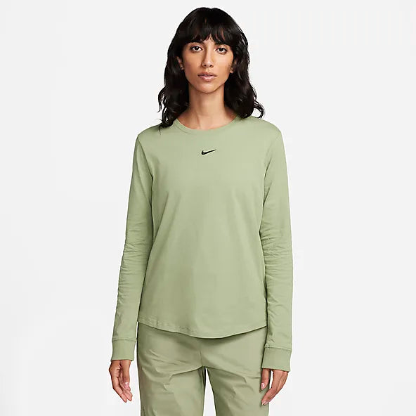 Nike W Nsw Essntl Mock Ls Top - Alligator   NWT