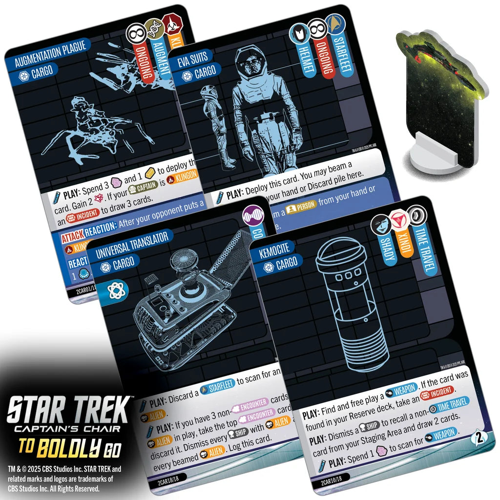 WIZK!DS - Star Trek: Captain's Chair - To Boldly Go - A Deck-Building Game