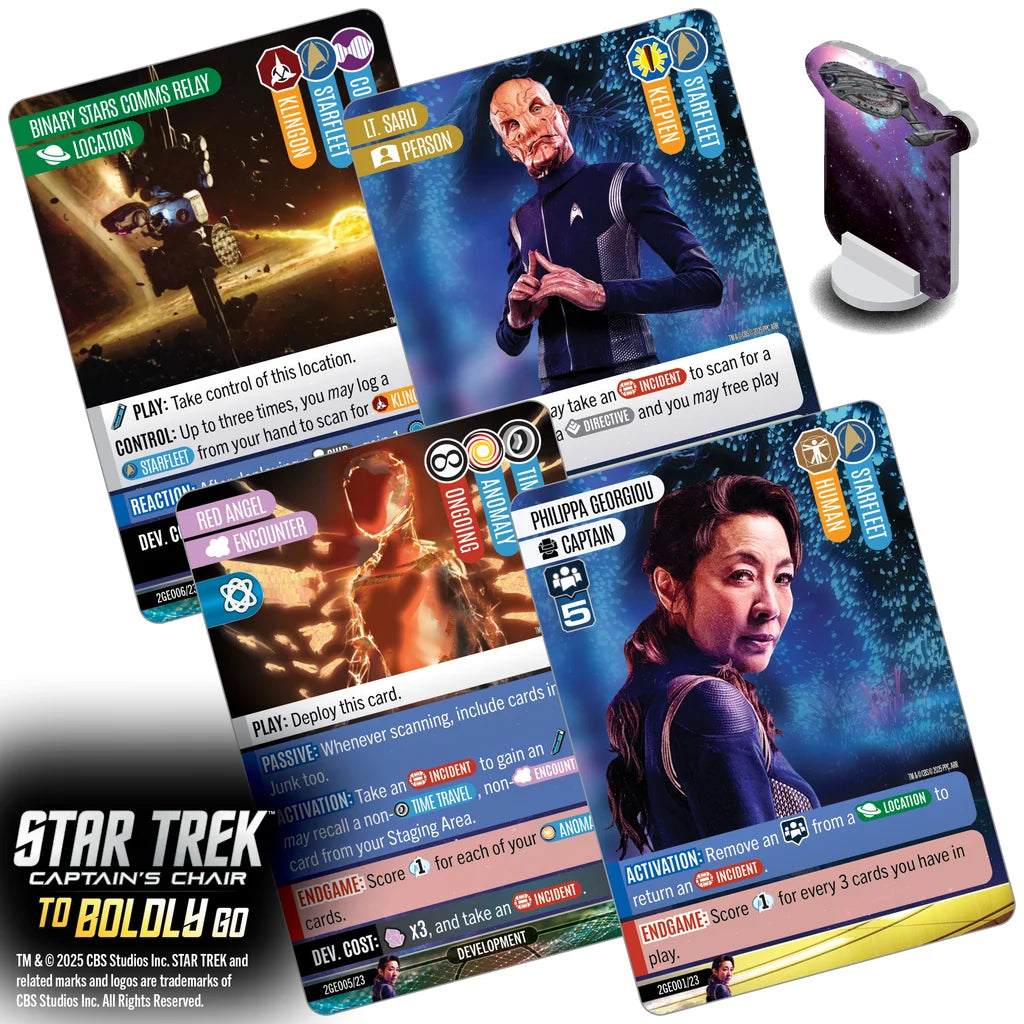 WIZK!DS - Star Trek: Captain's Chair - To Boldly Go - A Deck-Building Game