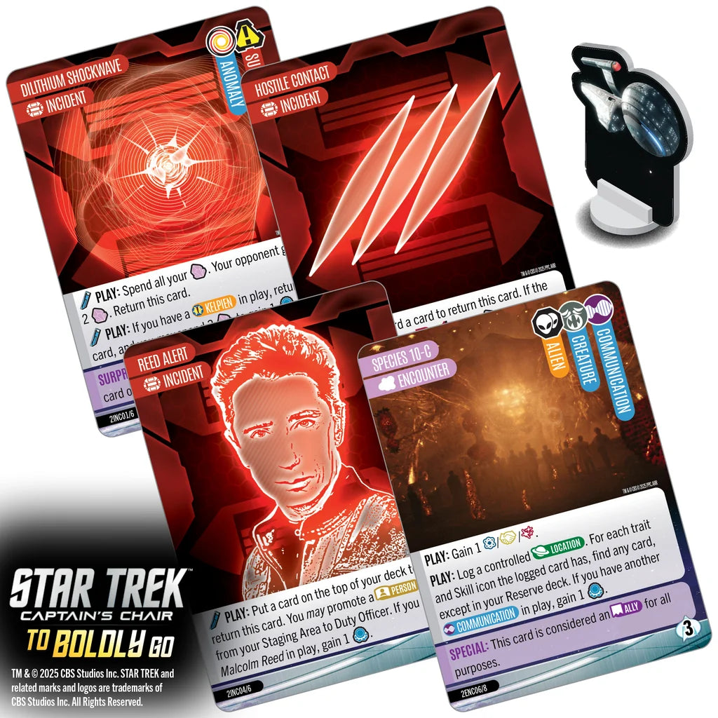 WIZK!DS - Star Trek: Captain's Chair - To Boldly Go - A Deck-Building Game