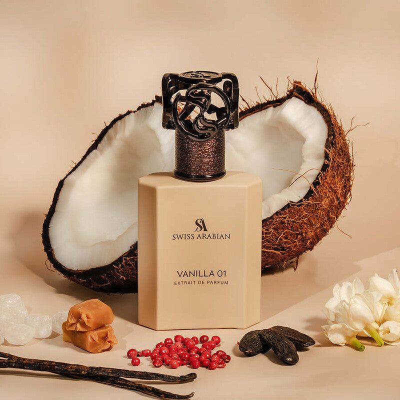 Swiss Arabian Unisex Heritage Vanilla 01 Extrait de Parfum Spray 1.7 oz Fragrances