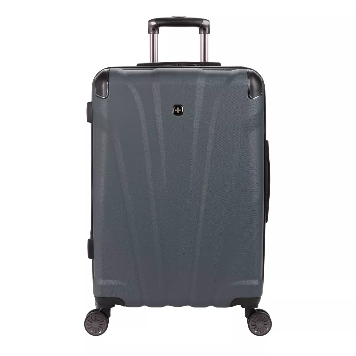 SWISSGEAR Cascade Hardside Medium Checked Suitcase-Grey