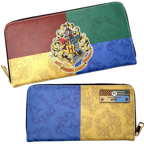 Bioworld Harry Potter Hogwarts School List Zip Around Wallet