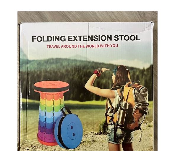 Portable Folding Extension Stool  NEW