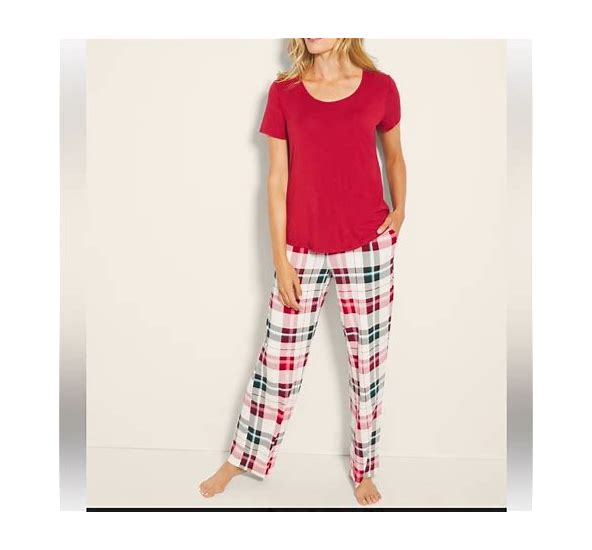 Share Product Soma Intimates & Sleepwear | Soma Cool Nights Pants Set | Color: Blue/Red | Size: MD