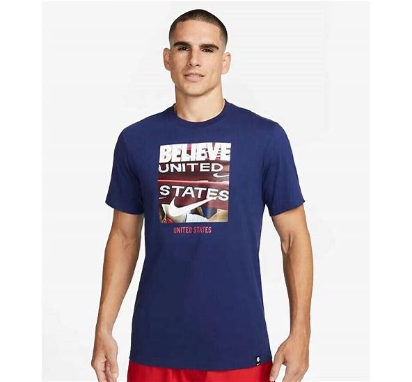 Nike Blue USMNT USA National Team Soccer Believe (NEW)