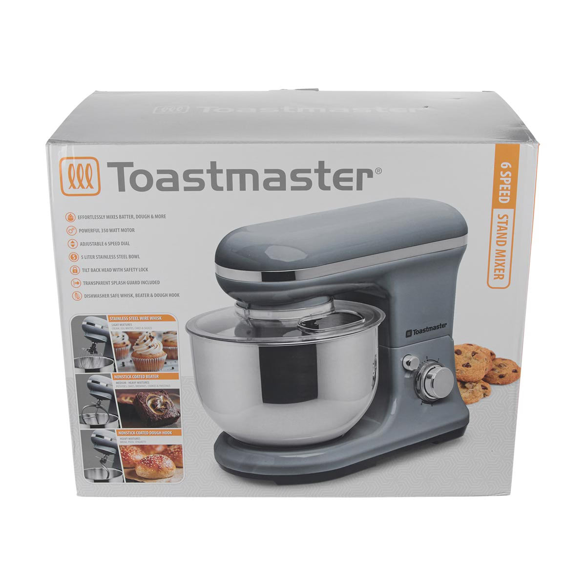 TOASTMASTER 6 Speed 350 Watt Stand Mixer