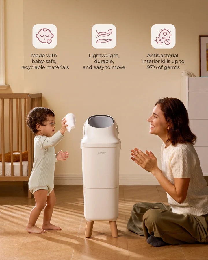 Momcozy Triple-Seal Diaper Pail - 22 L