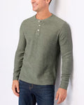 Alesbury Mini Rib Waffle Henley Size L