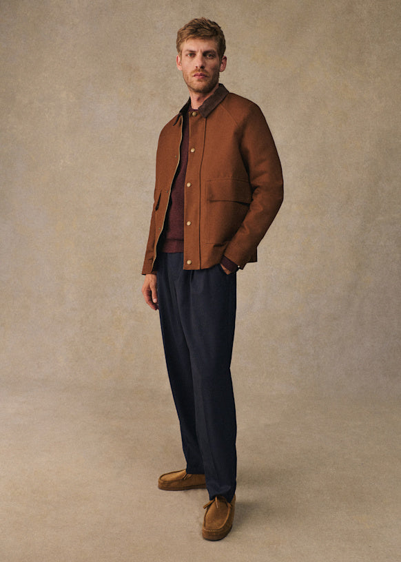 Octobre Edition Tarlon Jacket , Brown (Size: X-Small)