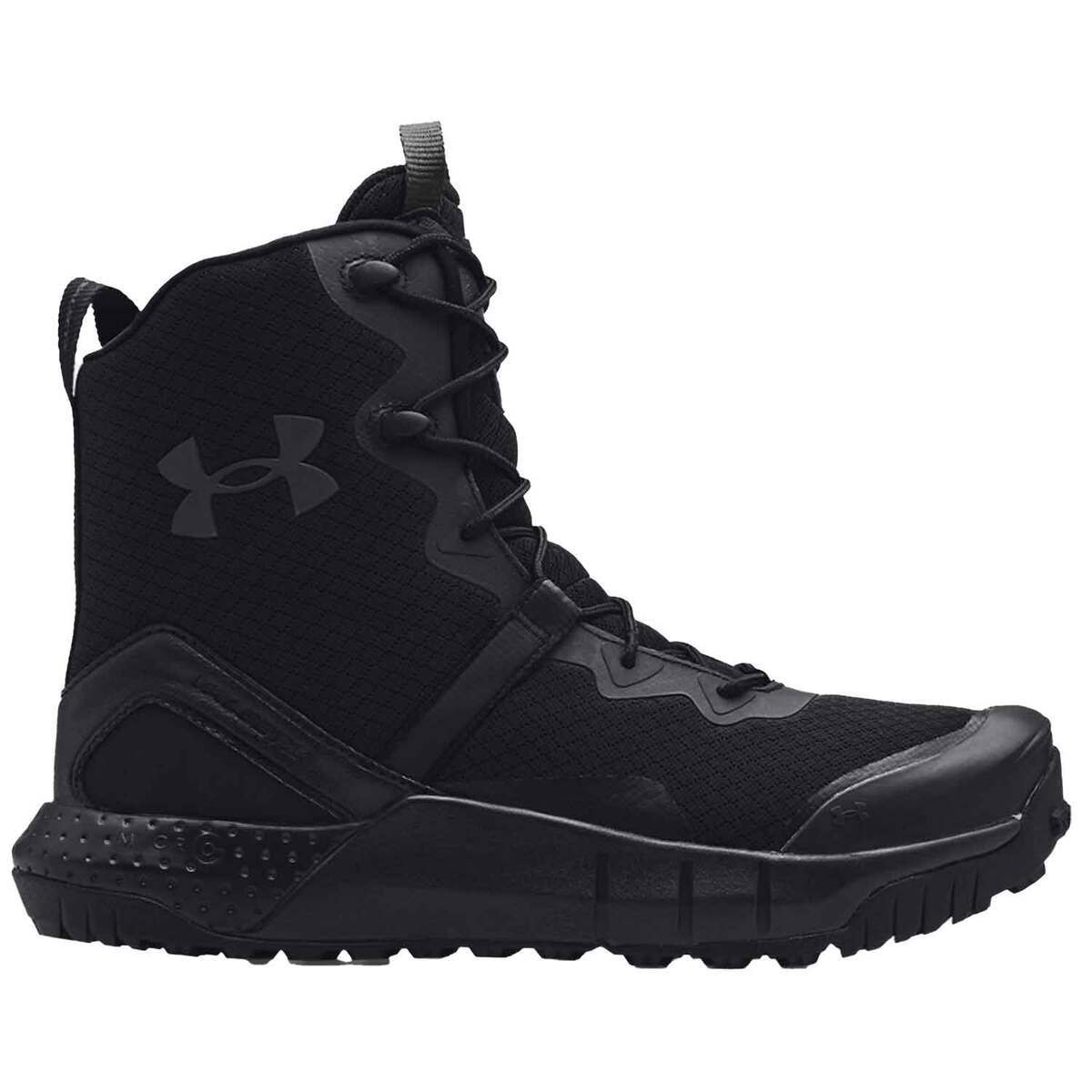 Under Armour Men's Micro G Valsetz Zip Military and Tactical Boot, Black (001)/Black, 11 M US (NEW, LIGHTLY WORN)*REPLACEMENT BOX*