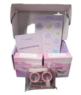 unibling | Colored Contact Lenses Set Kit | 1 Pair (2 Lenses) in Meow Honey and Himalaya Yellow Green