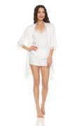 Flora Nikrooz Sabrina Pajamas & Robe Travel Set Size L