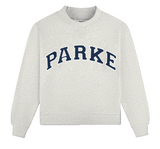 PARKE Varsity Mockneck - Classic Grey/Denim