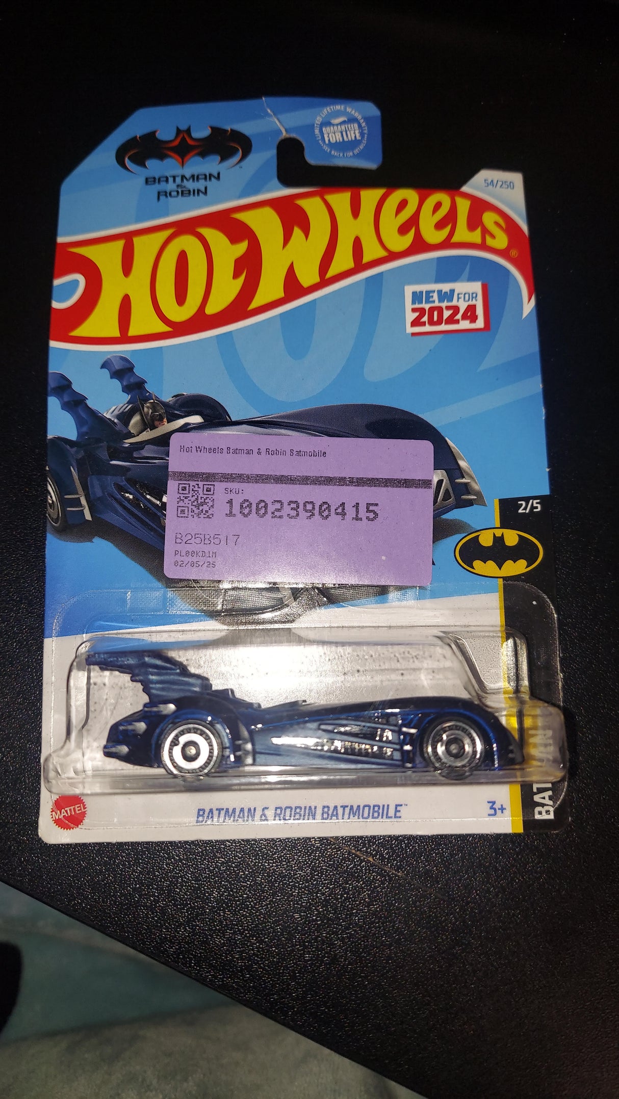 Hot Wheels Batman & Robin Batmobile Batman 1/5 Scale Die-Cast Vehicle