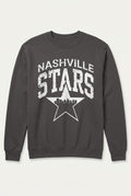 *NASHVILLE STARS Logo Sweatshirt, Unisex, Grey-Size XL