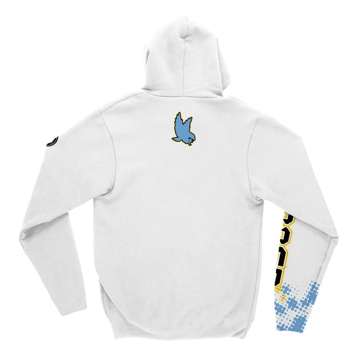 Youth Messy Soccer Hoodie by Flow Society - White - Youth Large